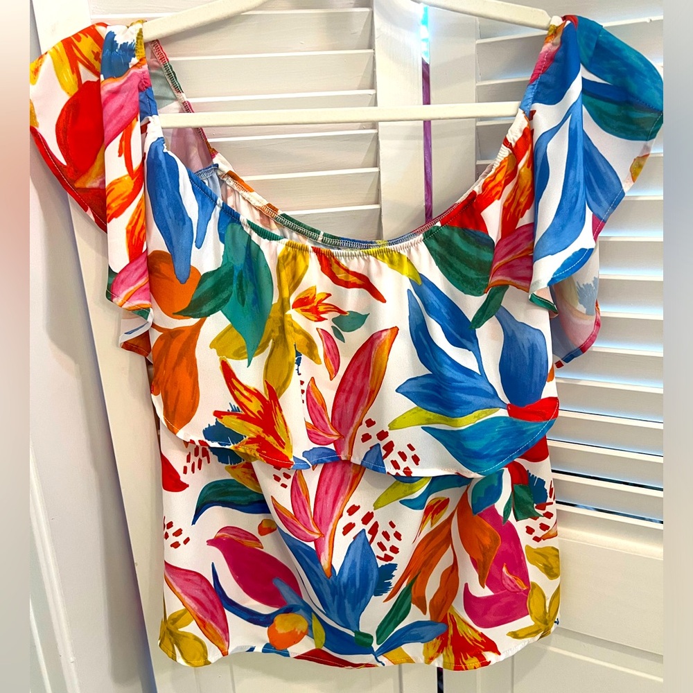 Show me your Mumu colorful blouse